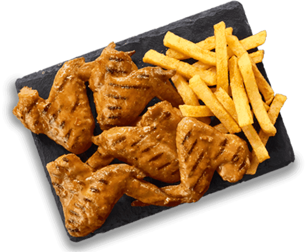 Chicken Wings and Chips